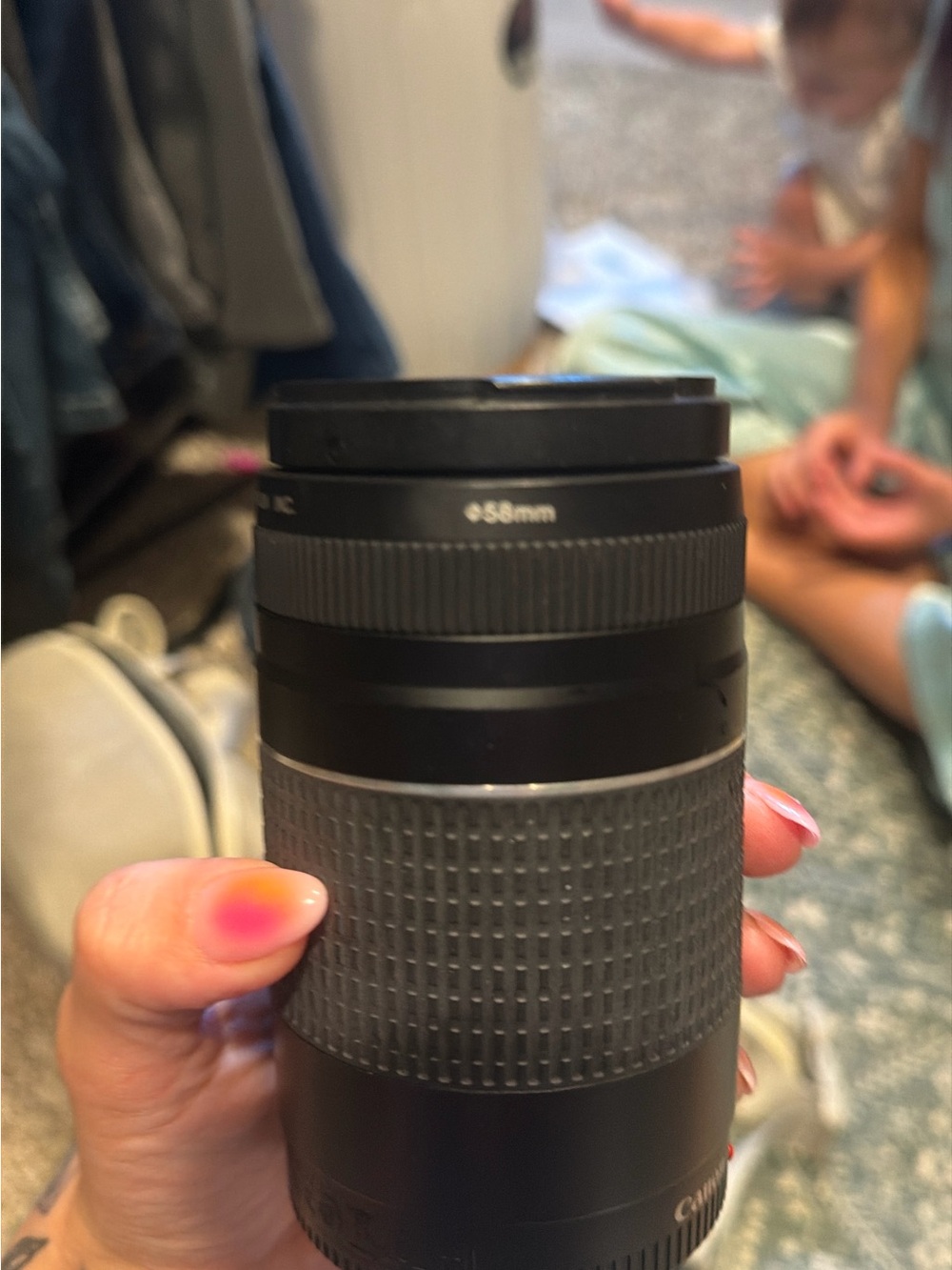 Canon Black Telephoto Zoom Lens with 58mm Filter Thread